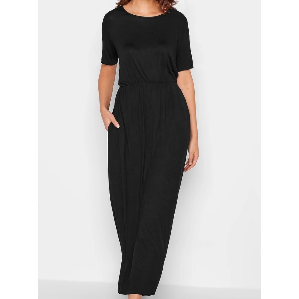 Black maxi dress